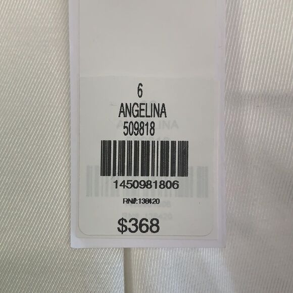 Per Se NWT white wire with slit slacks - Picture 12 of 12